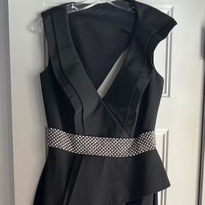 Black Mac Duggal Formal Dress